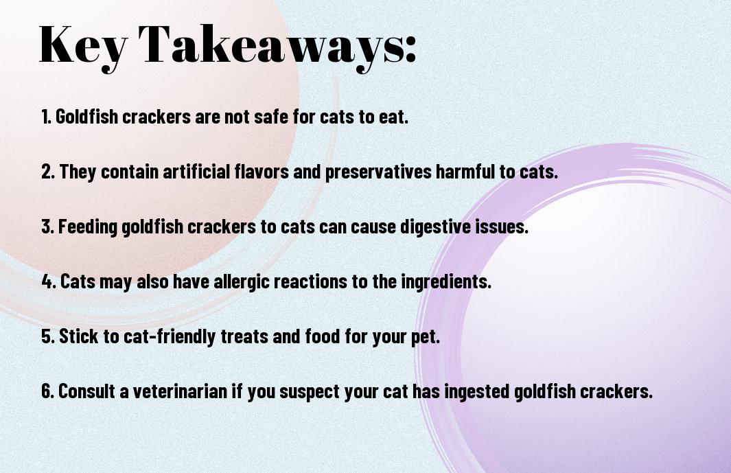 Can Cats Eat Goldfish Crackers? Is It Safe For My Cats?