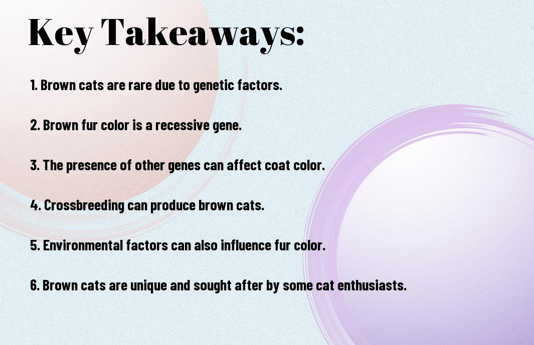 Why And How Rare Are Brown Cats?