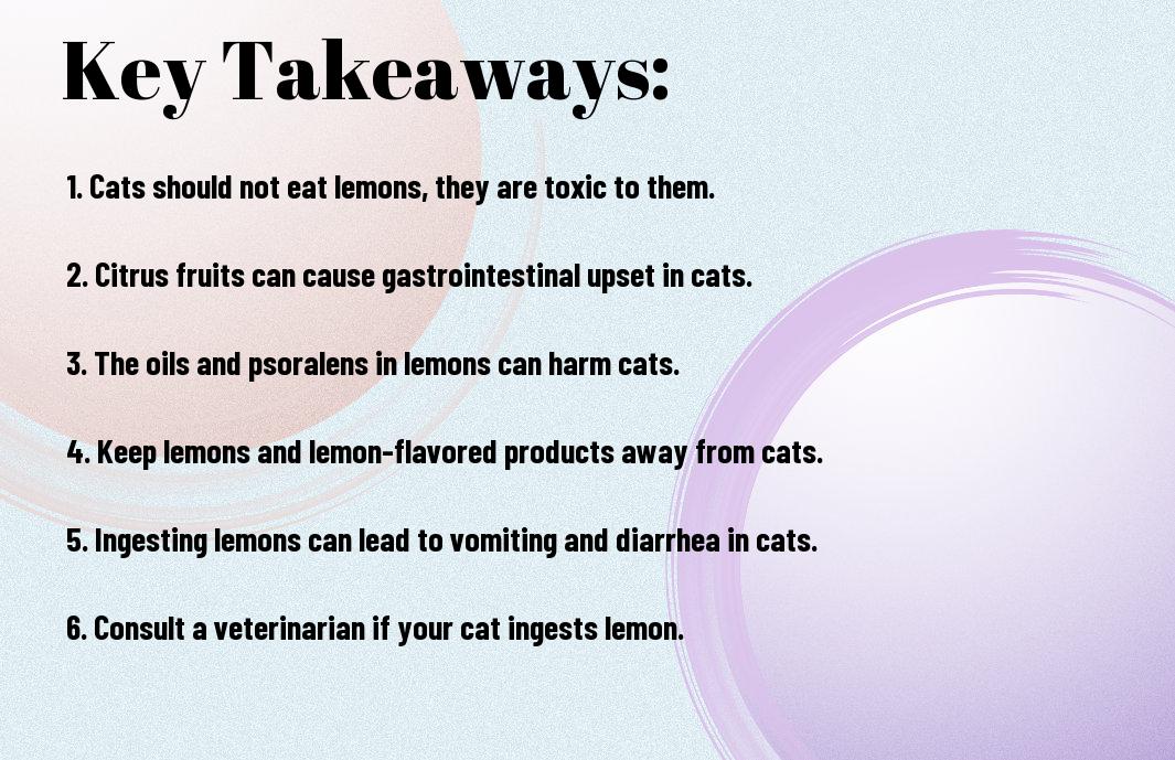 Can Cats Eat Lemon? Is It Safe For My Cats?